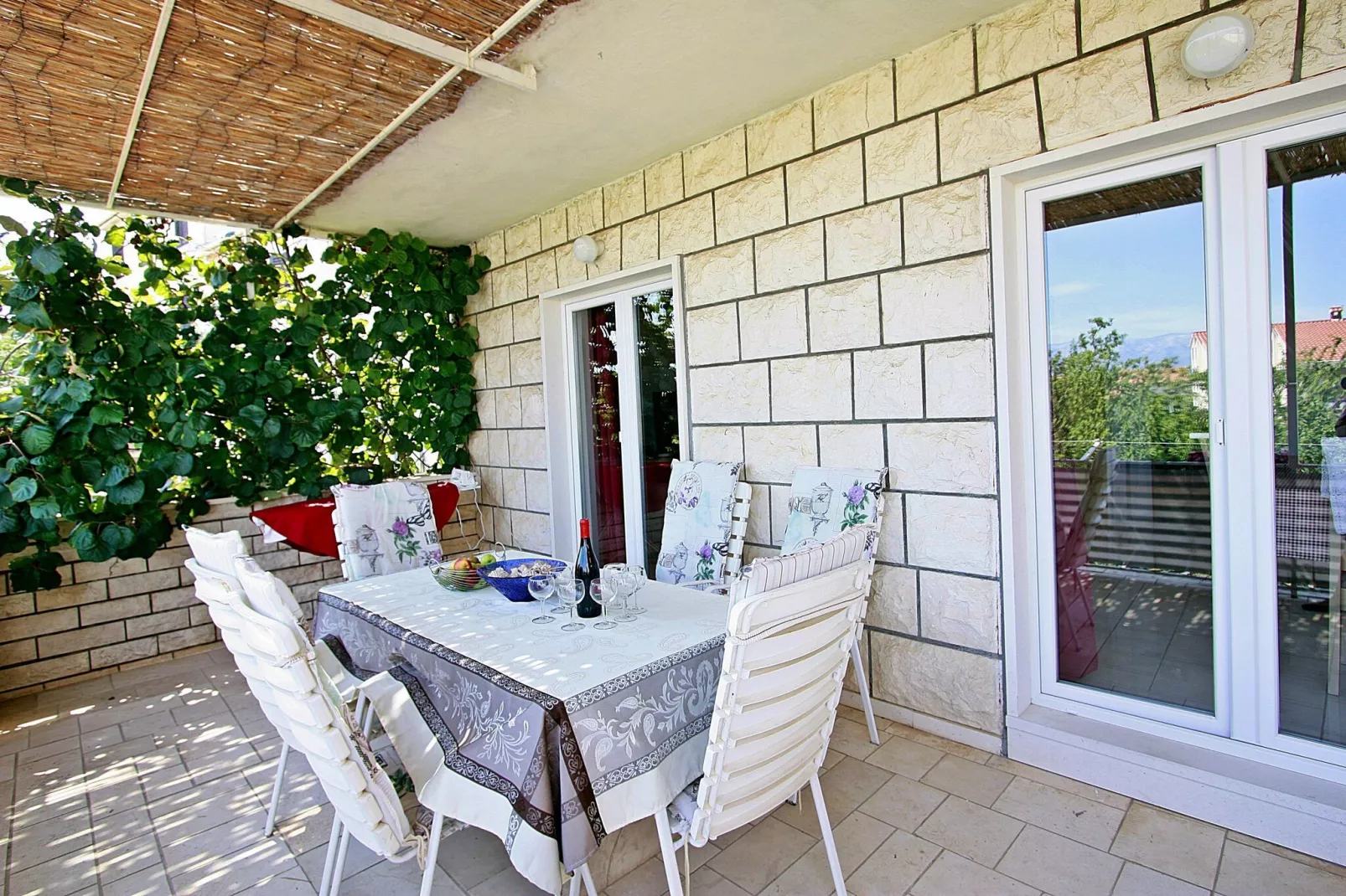 Apartments Martić - Four Bedroom Apartment with Terrace and Sea View - (ST)-Terrace