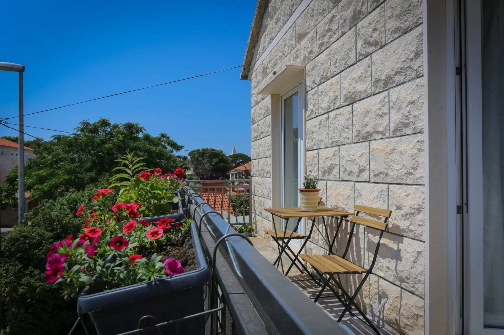 Apartments Martić - Three Bedroom Apartment with Balconies and Sea View - (ST)-Terrace balcony