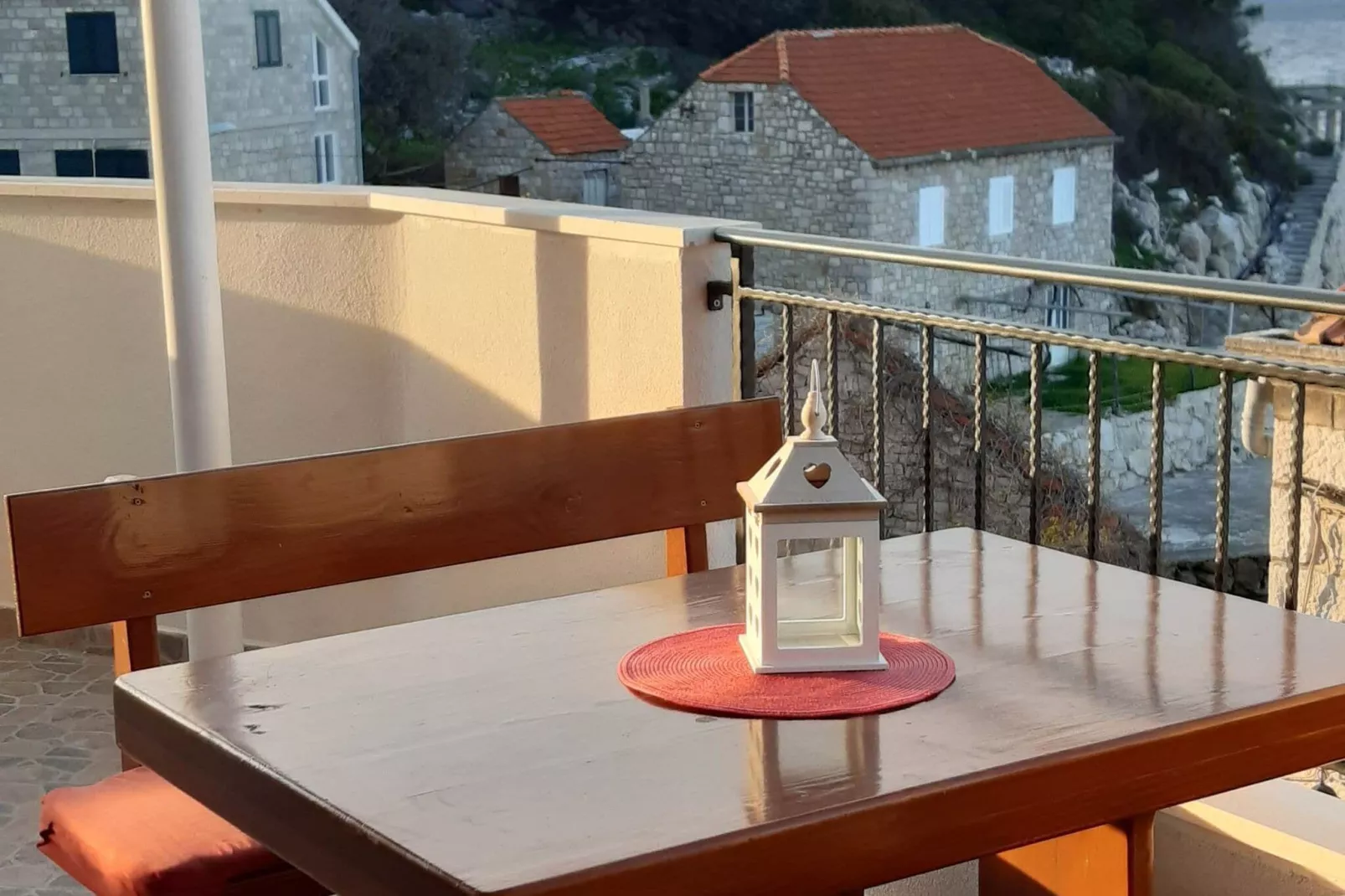Apartments Cumbelic - One Bedroom Apartment with Balcony and Sea View A1-Balcon-terrasse
