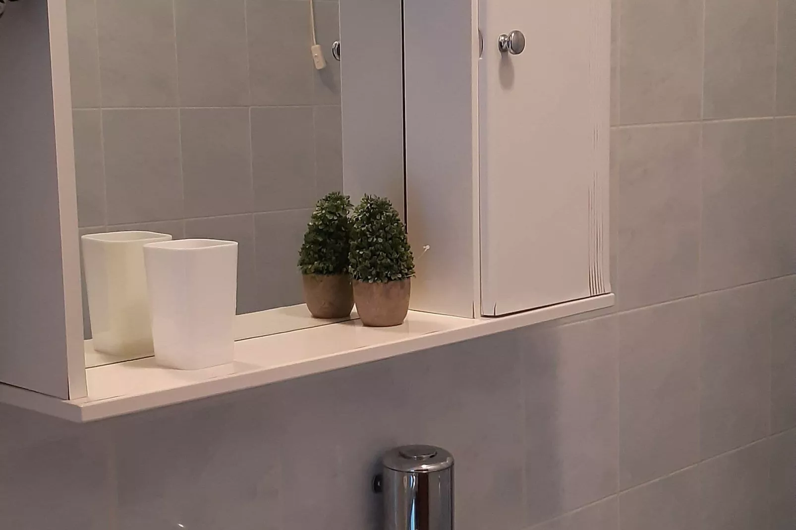 Apartments Cumbelic - One Bedroom Apartment with Balcony and Sea View A2-Bathroom