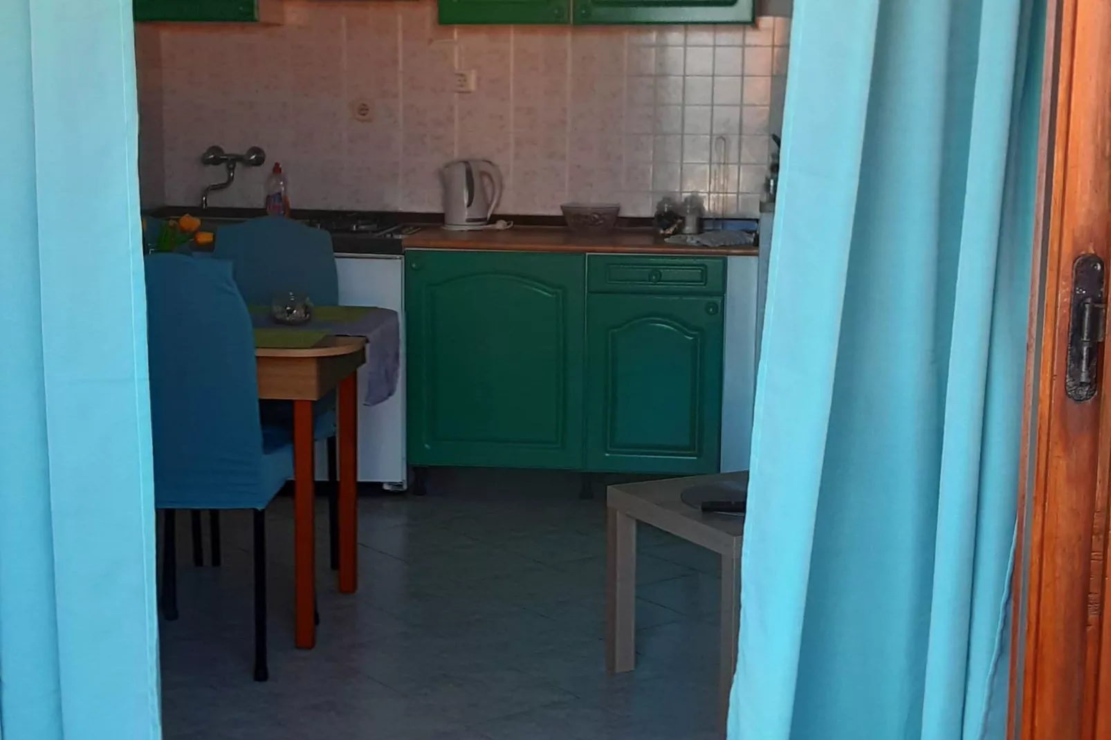 Apartments Cumbelic - One Bedroom Apartment with Balcony and Sea View A3-Kitchen