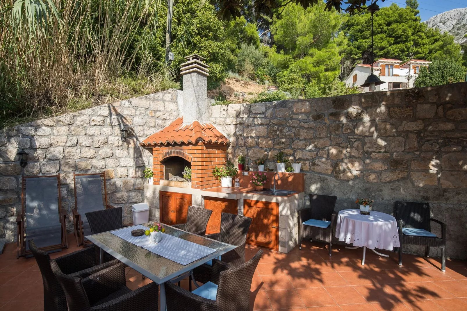 Rooms Tupina by Paulina - Superior Double Room with Balcony and Sea View (Room 2)-Terrace