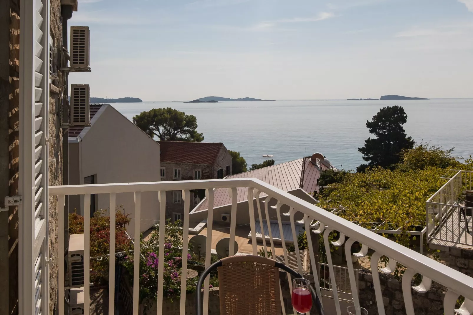 Rooms Tupina by Paulina - Standard Double Room with Balcony and Sea View (Room 3)-View