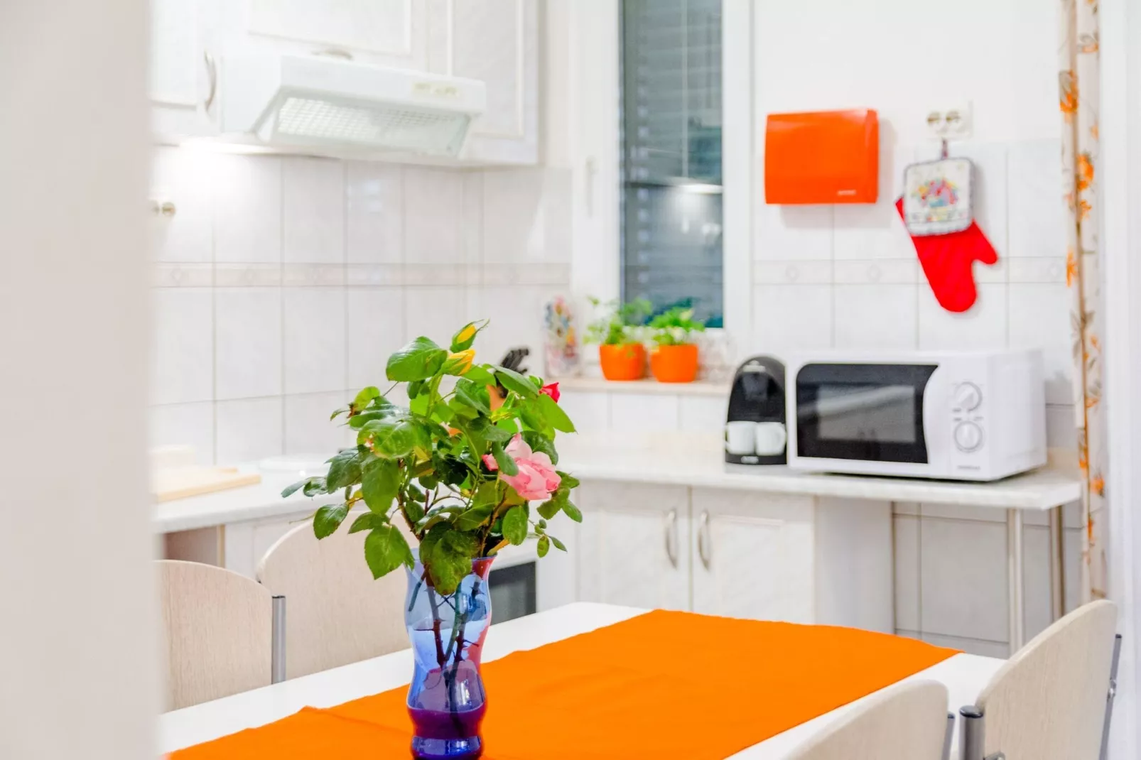 Apartment Sea Star - Three-Bedroom Apartment with Pool and Sea View-Küche