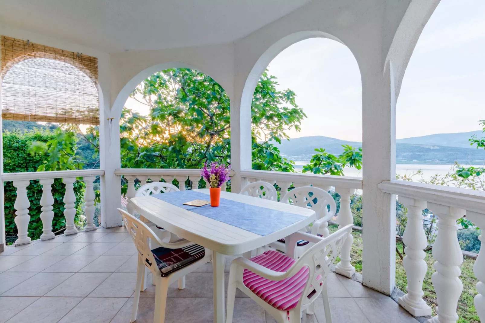 Apartment Sea Star - Three-Bedroom Apartment with Pool and Sea View-Terrasse