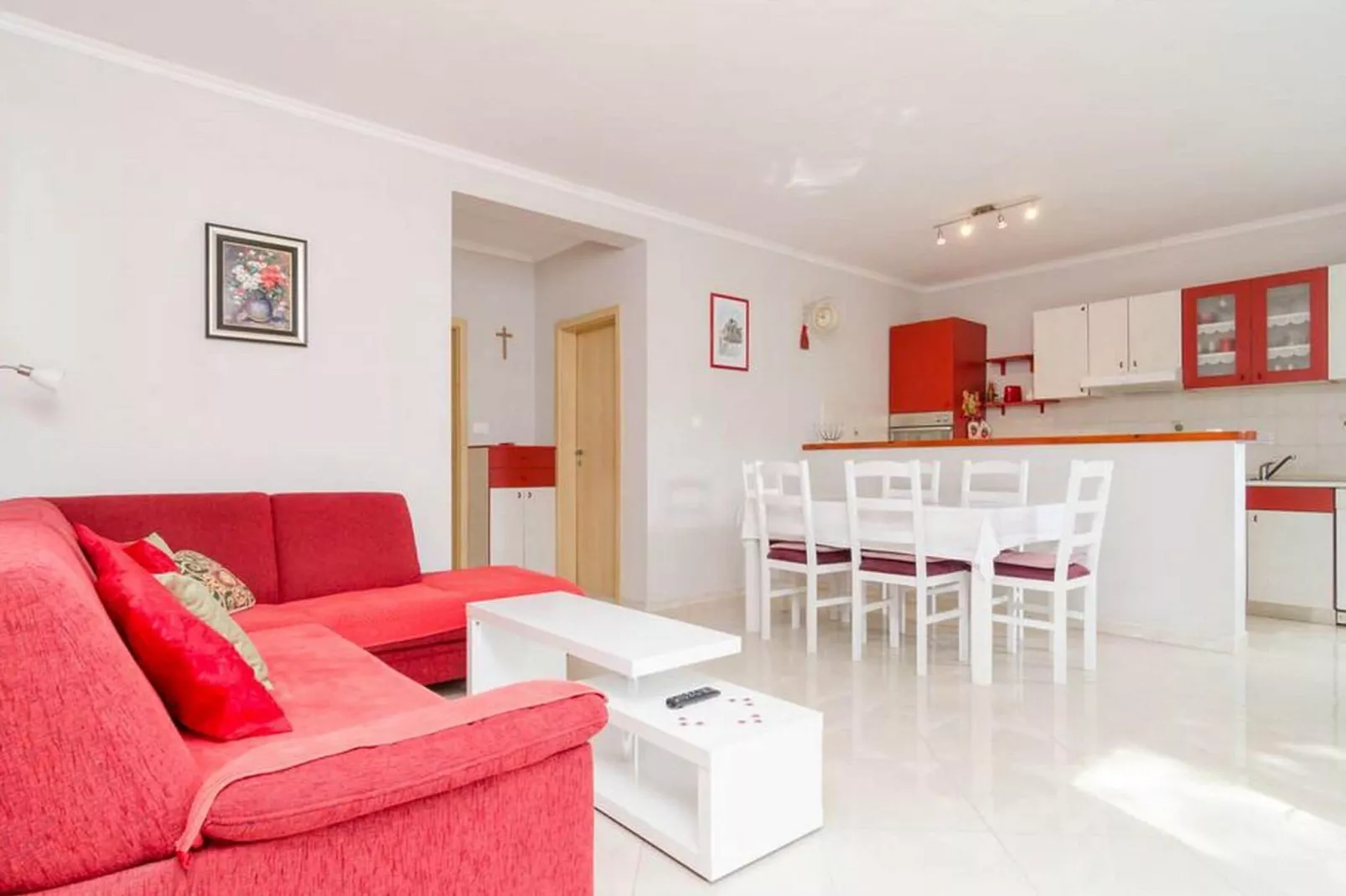 Apartments Matuško Mljet - Two-Bedroom Apartment with Terrace and Sea View-Kitchen