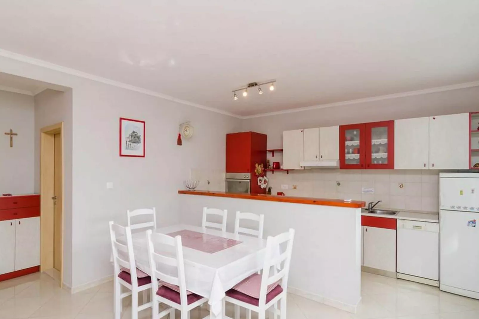 Apartments Matuško Mljet - Two-Bedroom Apartment with Terrace and Sea View-Kitchen