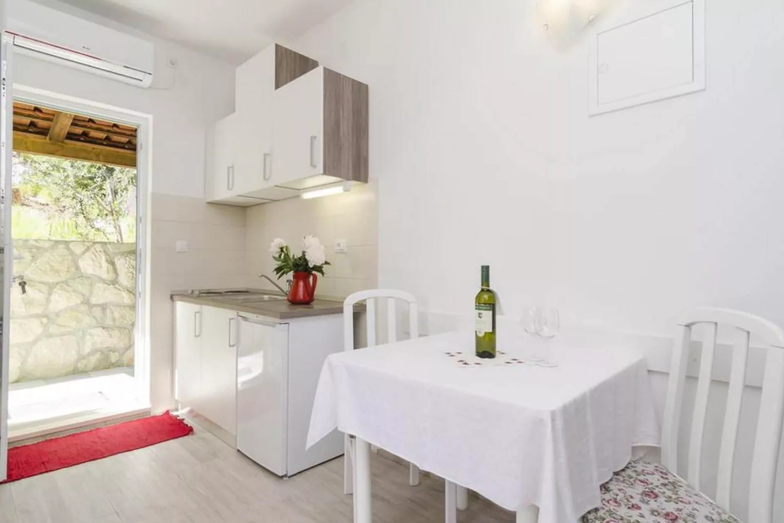 Apartments Matuško Mljet  - One Bedroom Apartment with Balcony and Sea View-Cuisine