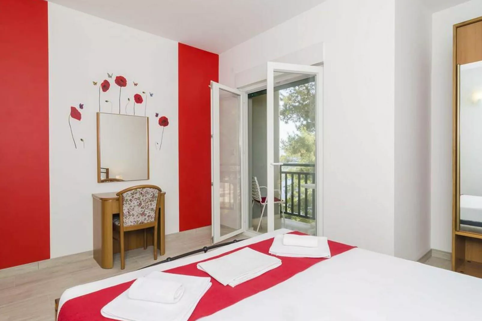Apartments Matuško Mljet  - One Bedroom Apartment with Balcony and Sea View-Chambre