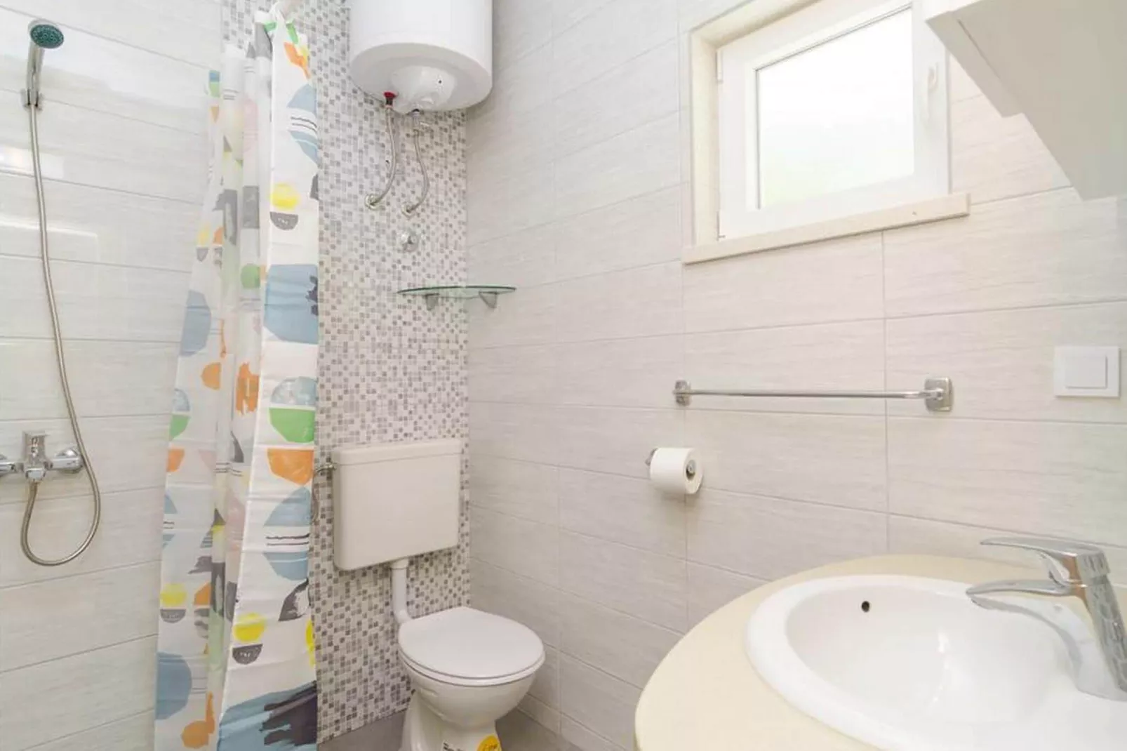 Apartments Matuško Mljet  - One Bedroom Apartment with Balcony and Sea View-Salle de bain