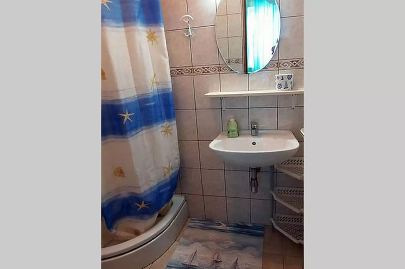 Apartments Vera -  Comfort One-Bedroom Apartment with Terrace and Sea View (Irena)-Bathroom