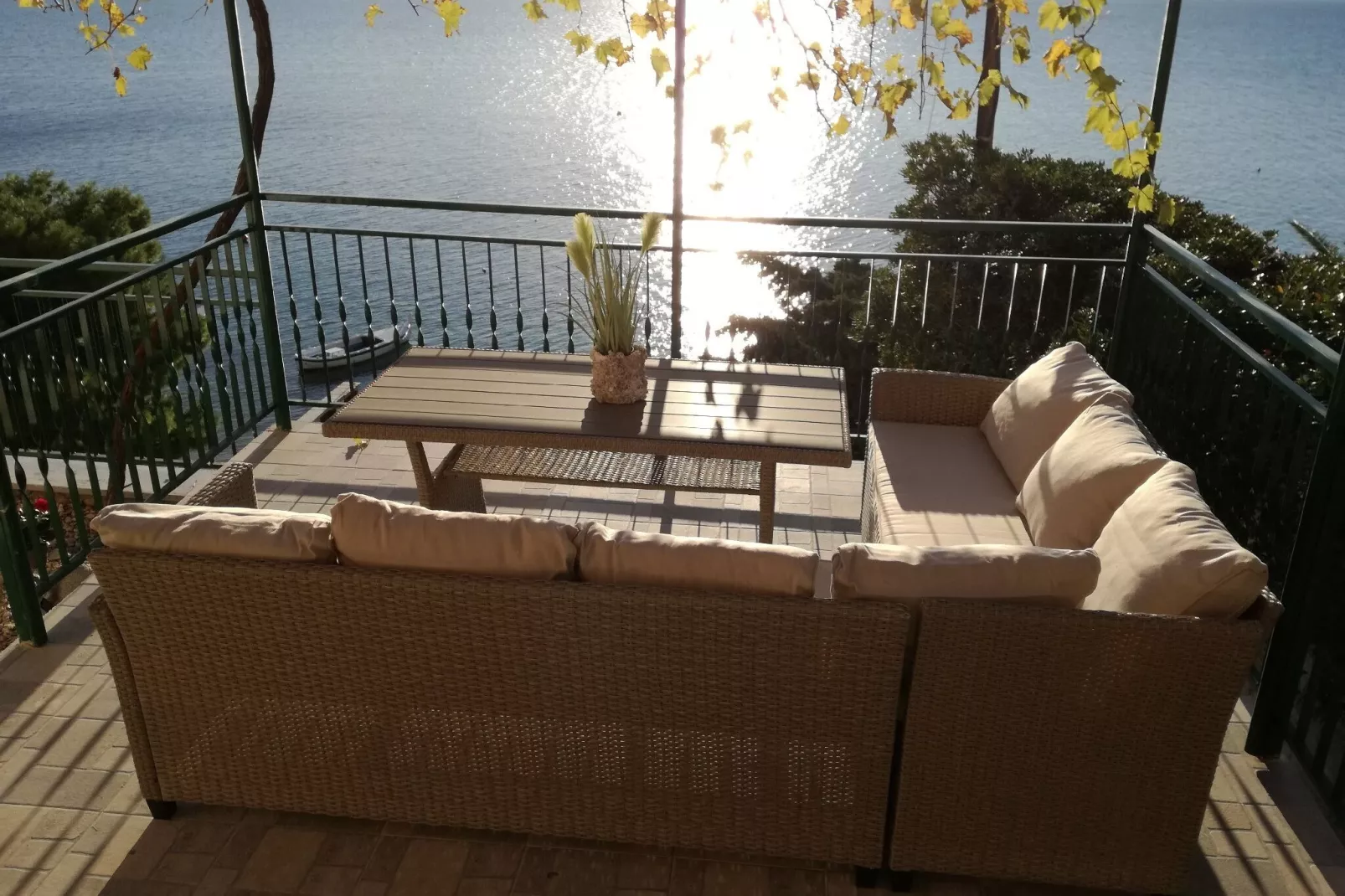 House Karlo Apartments - One-Bedroom Apartment with Terrace and Sea View (A1)-Terrace