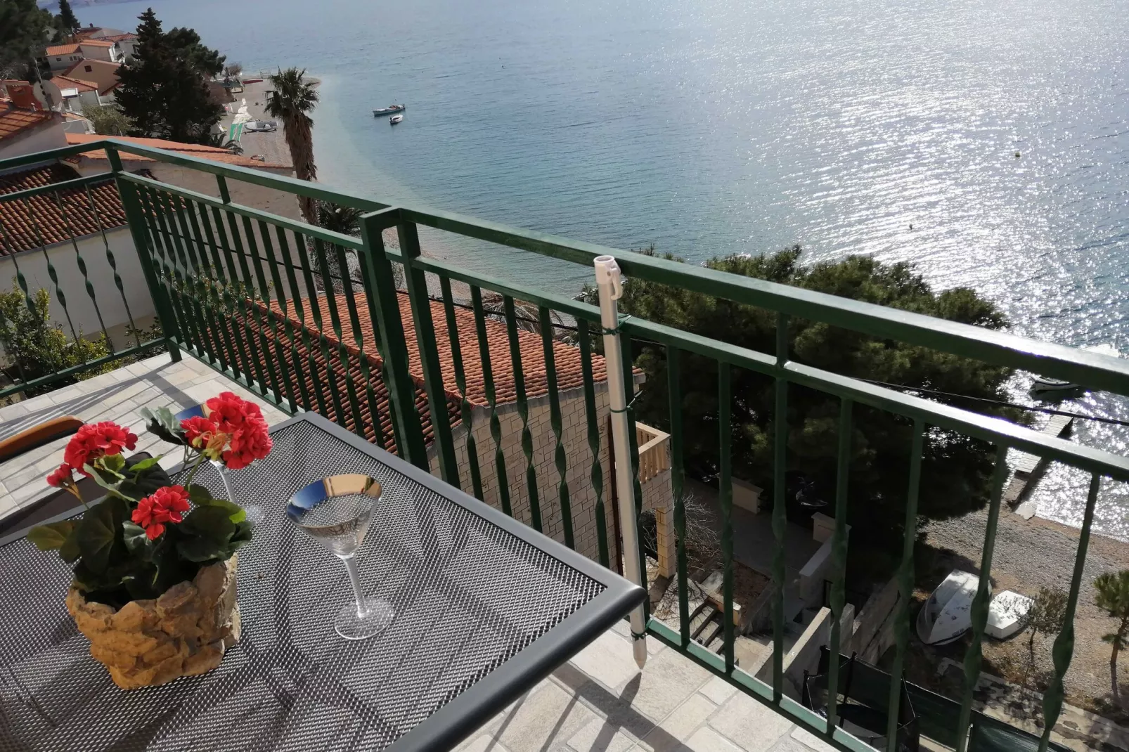 House Karlo Apartments - One-Bedroom Apartment with Sea View (A3)-Outdoor