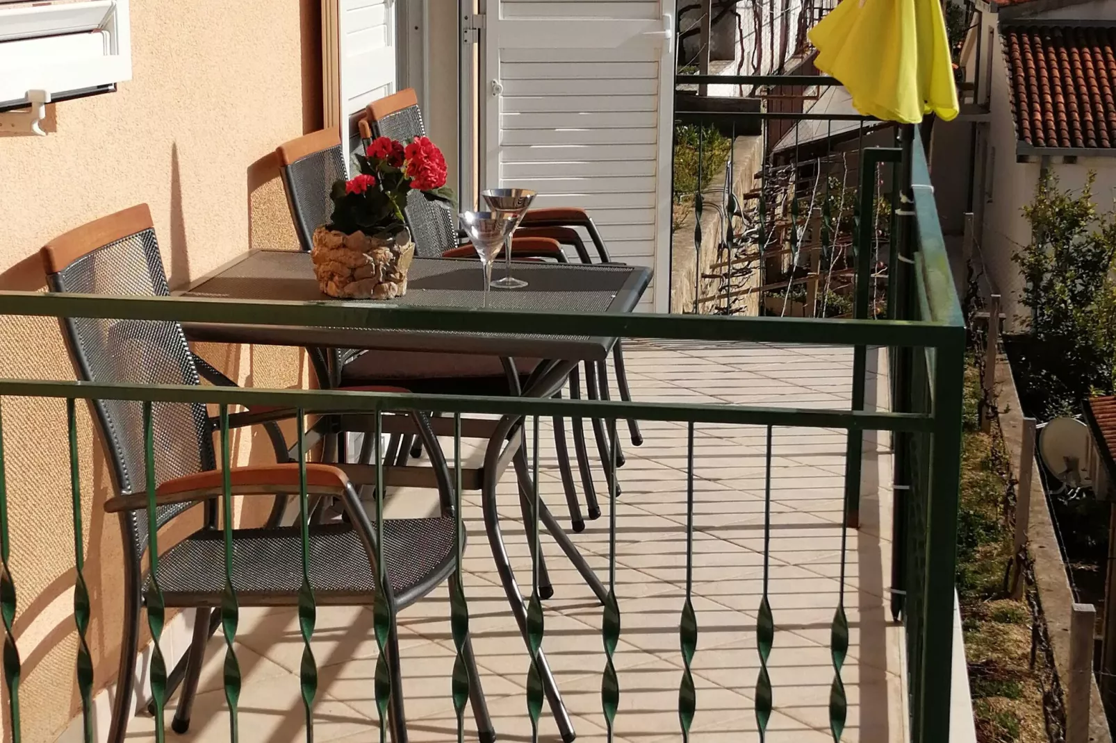 House Karlo Apartments - One-Bedroom Apartment with Two Balconies and Sea View (A5)-Outdoor