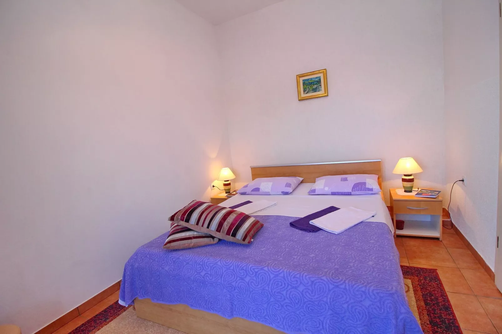 Apartments Filipović - One-Bedroom Apartment with Balcony and Sea View (A1)-Bedroom