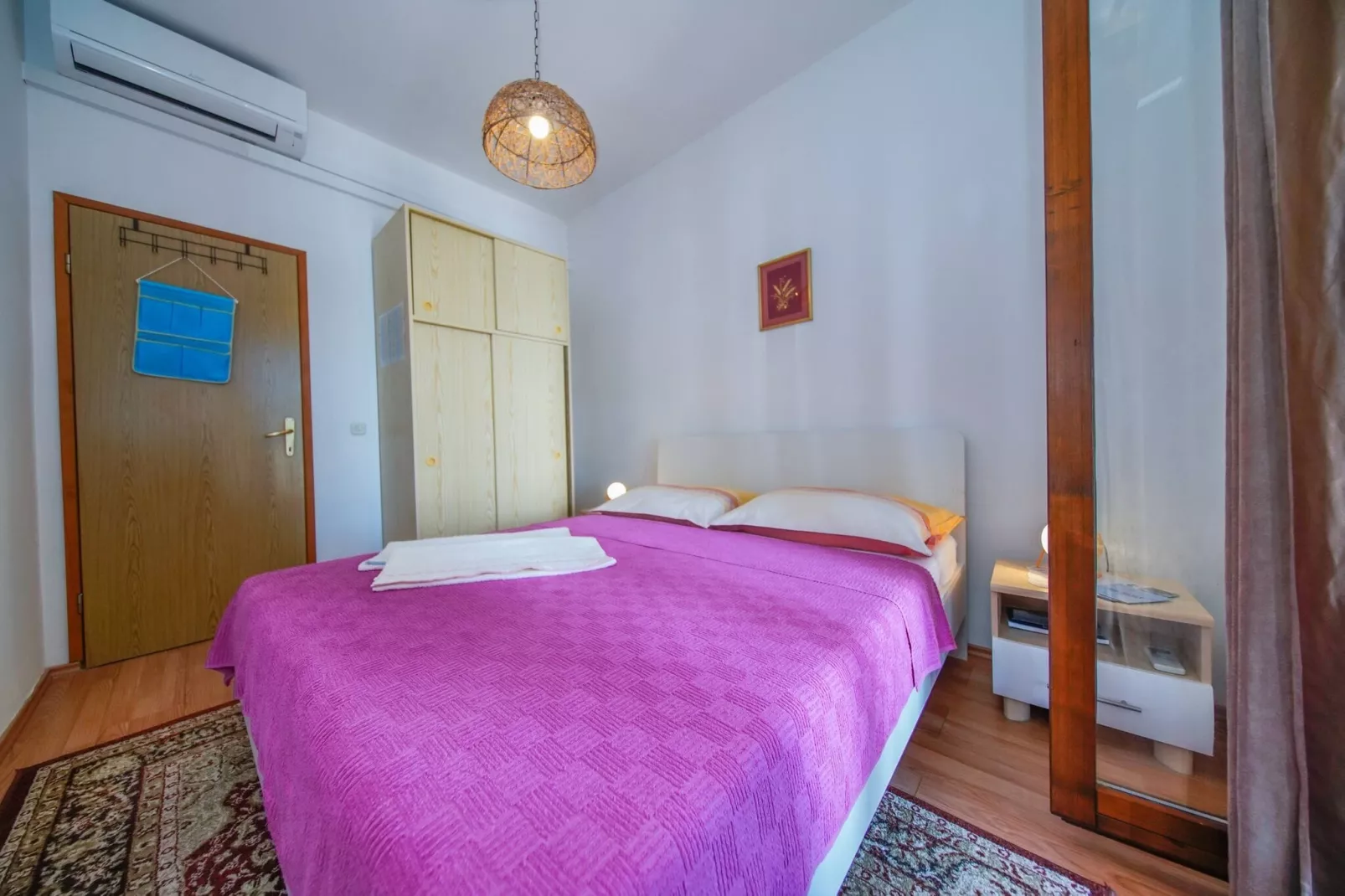 Apartments Filipović - One Bedroom Apartment with Terrace and Sea View ( A3 )-Bedroom