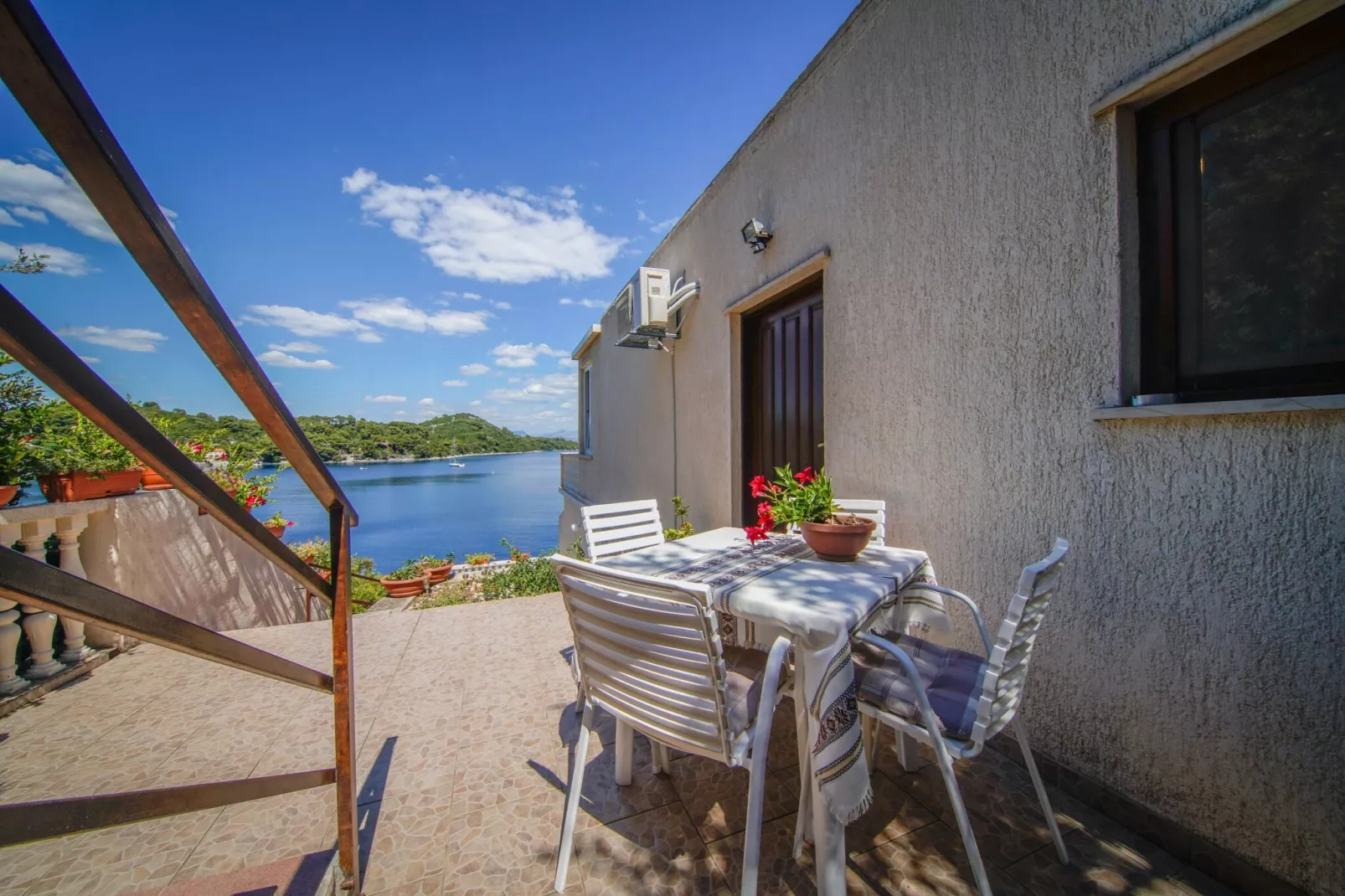 Apartments Filipović - One Bedroom Apartment with Terrace and Sea View ( A3 )-Terrace