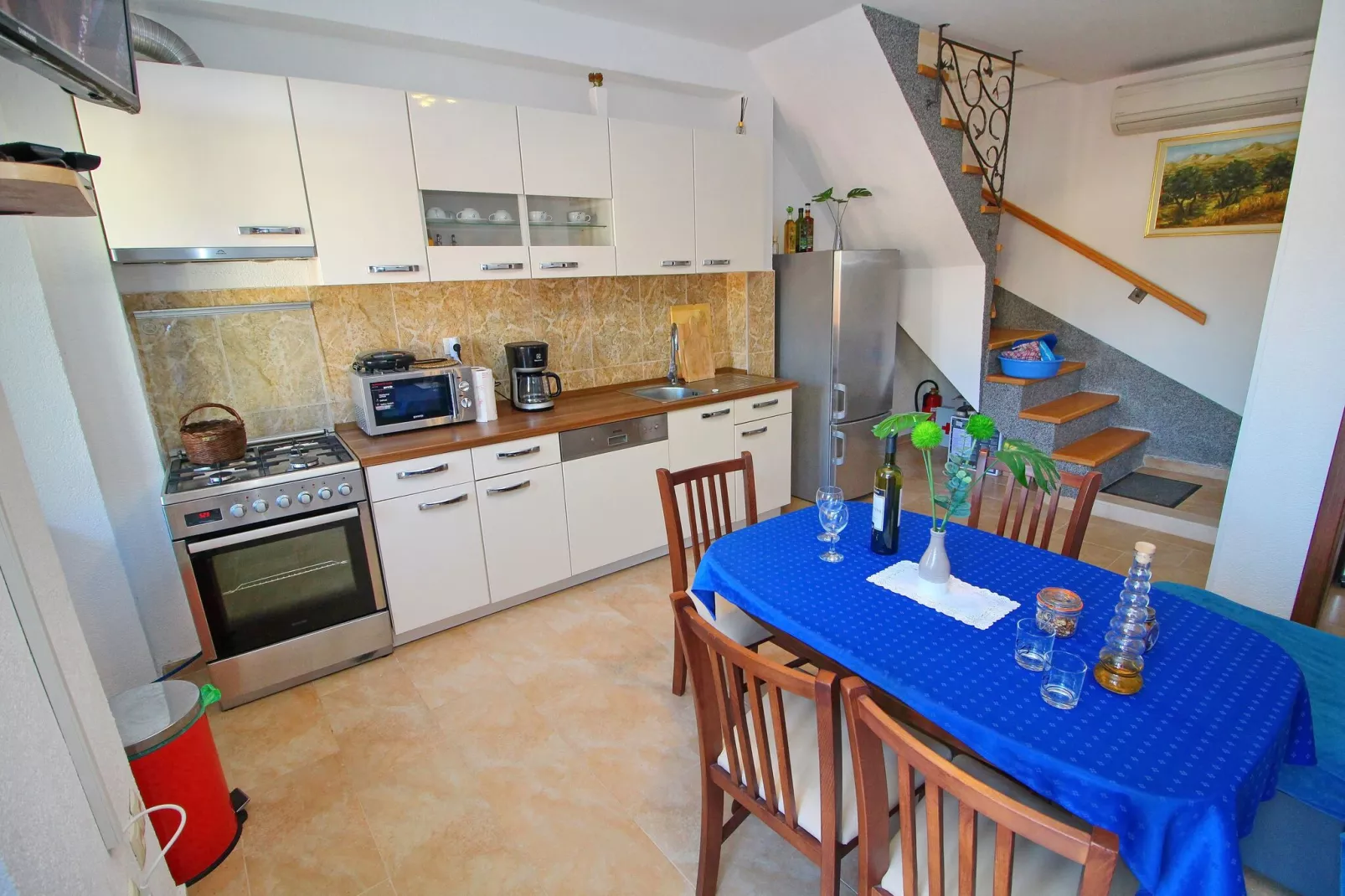 Apartment Mambo , Mljet - Duplex Apartment with Terrace and Sea View-Kitchen