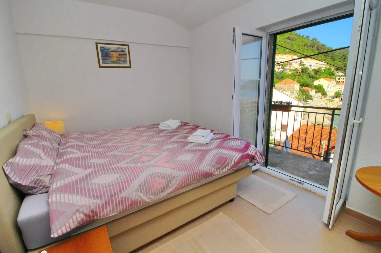 Apartment Mambo , Mljet - Duplex Apartment with Terrace and Sea View-Bedroom