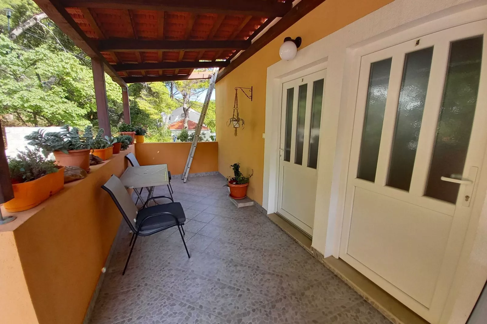 Apartments Vinko Mljet- One-Bedroom Apartment with Terrace (A3)-Extérieur