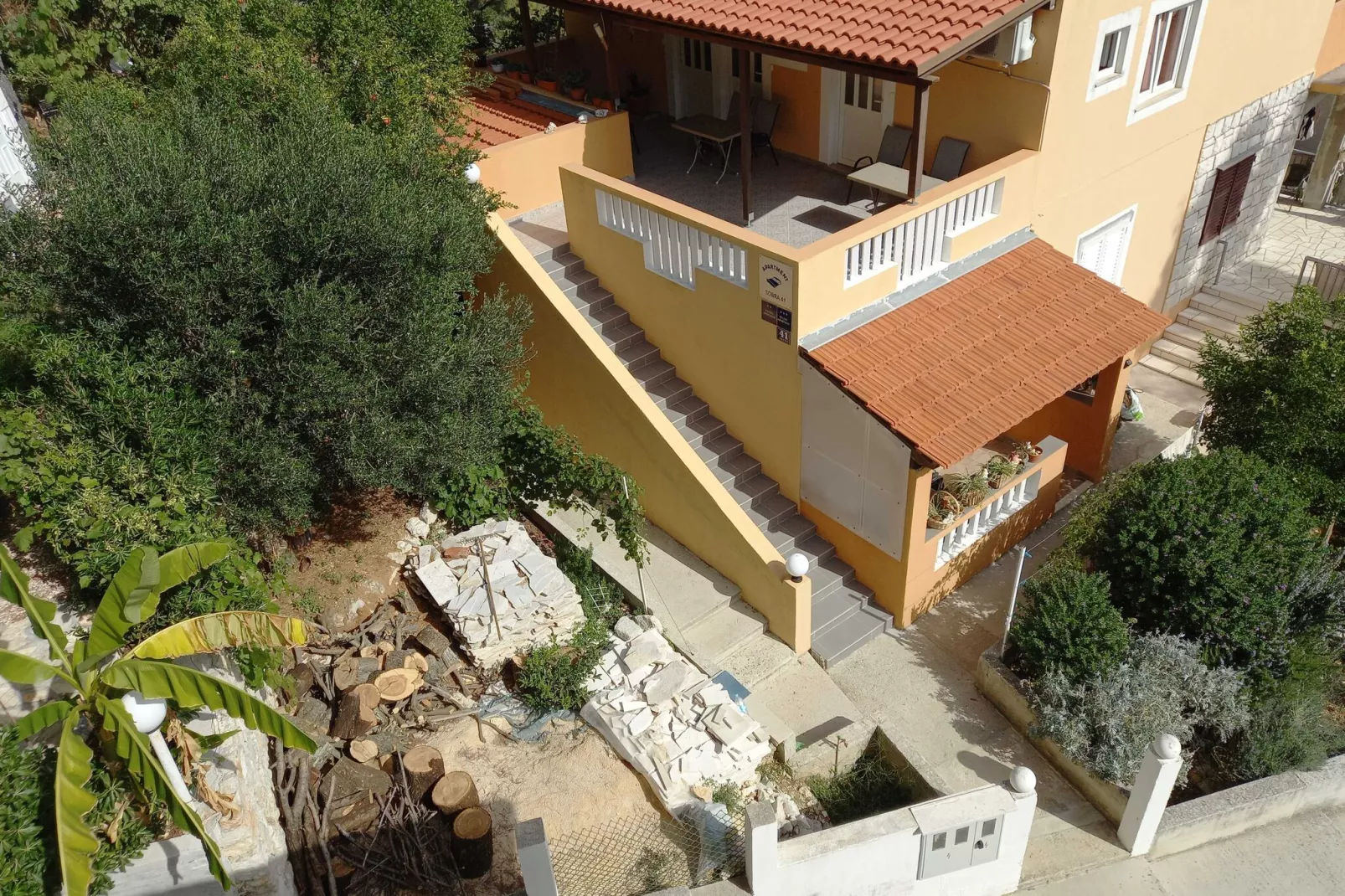 Apartments Vinko Mljet- One-Bedroom Apartment with Terrace (A3)-Extérieur
