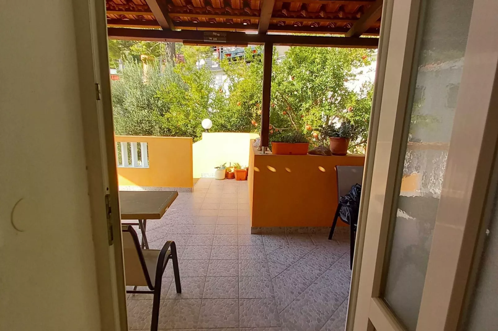 Apartments Vinko Mljet- One-Bedroom Apartment with Terrace (A4)-Terrace