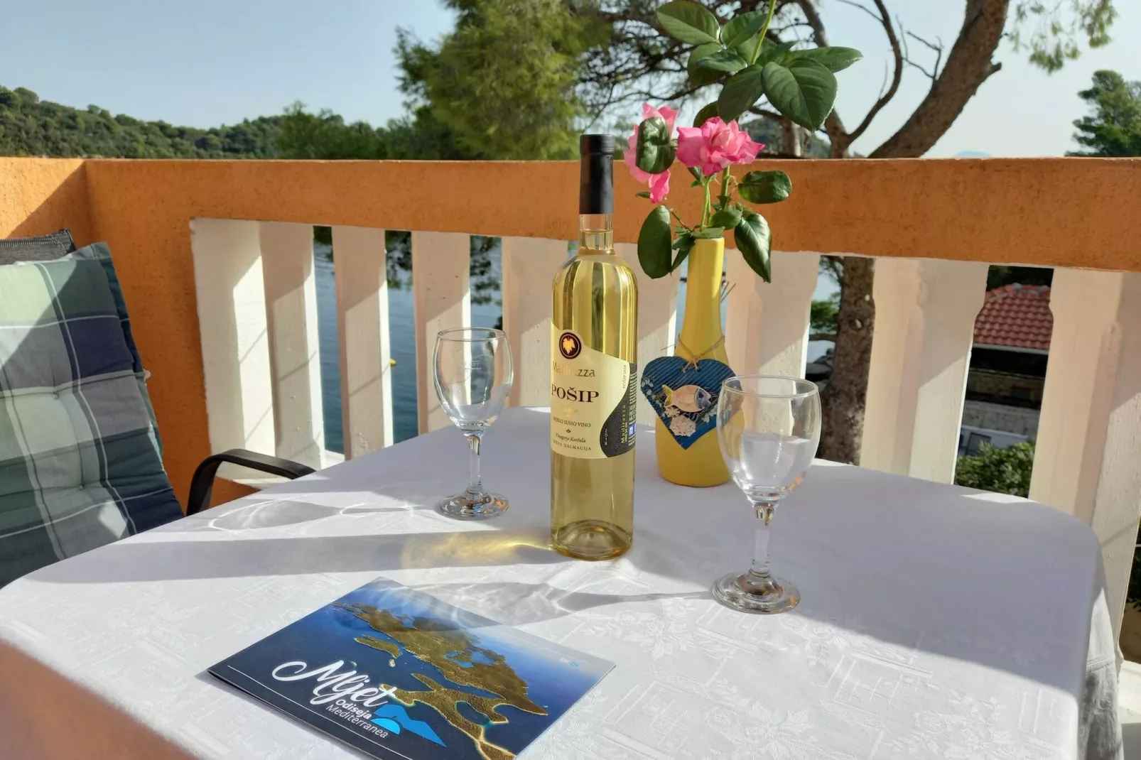 Apartments Vinko Mljet- One-Bedroom Apartment with Terrace (A4)-Terrace