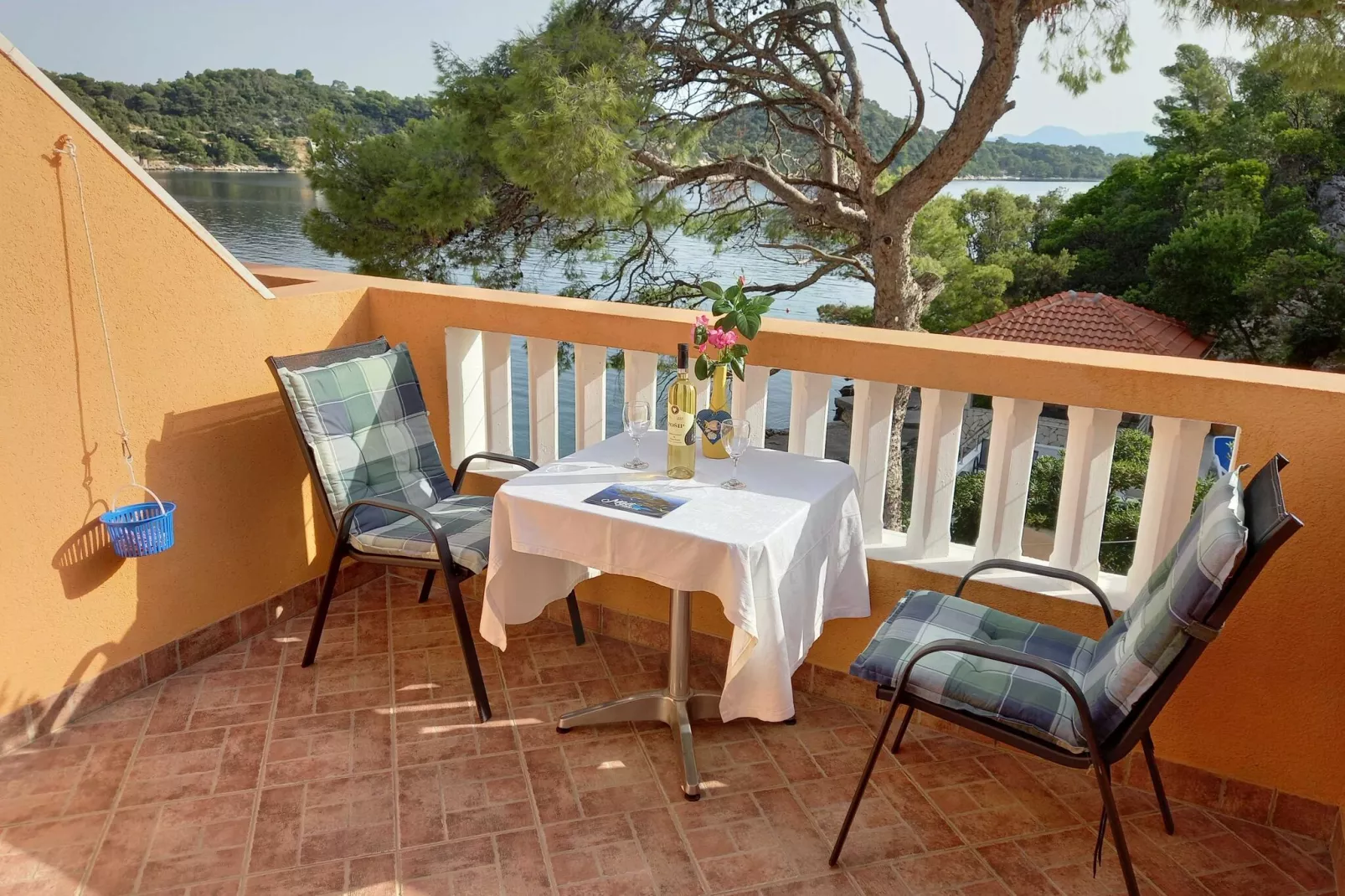 Apartments Vinko Mljet- One-Bedroom Apartment with Terrace (A4)-Terrace