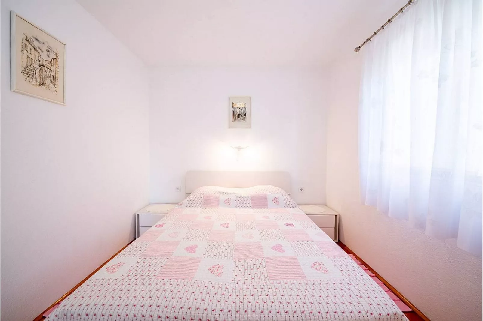 Apartments Magdalena - Standard Apartment with Terrace and Sea View (A2)-Schlafzimmer