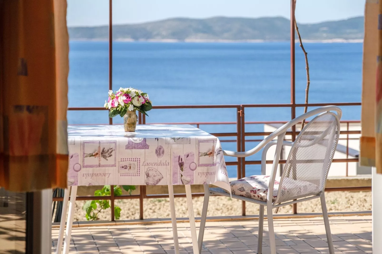 Rooms Sani - Double Room with Terrace and Sea View (S1)