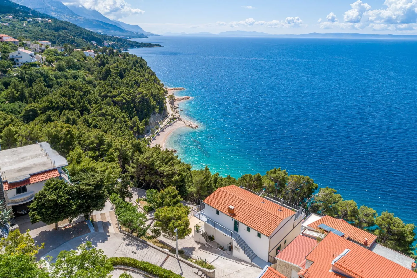 Rooms Sani - Double Room with Terrace and Sea View (S1)
