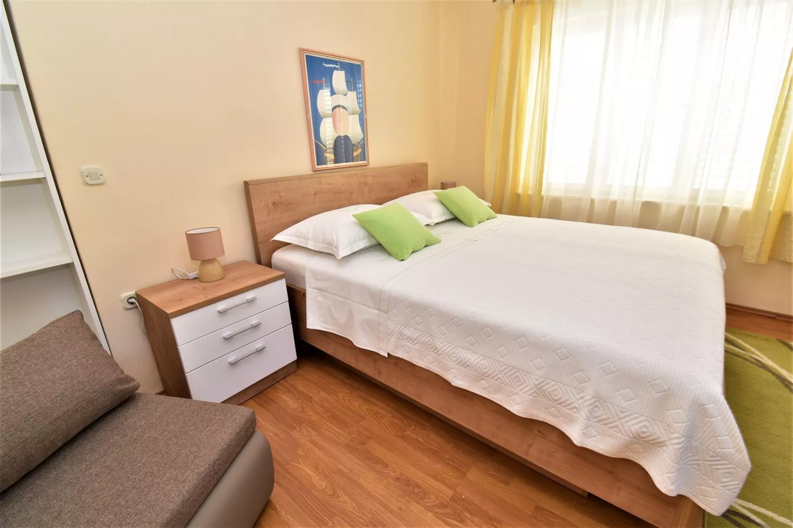 Guest House Kanjuo - Studio Apartment with Terrace and Garden View-Bedroom