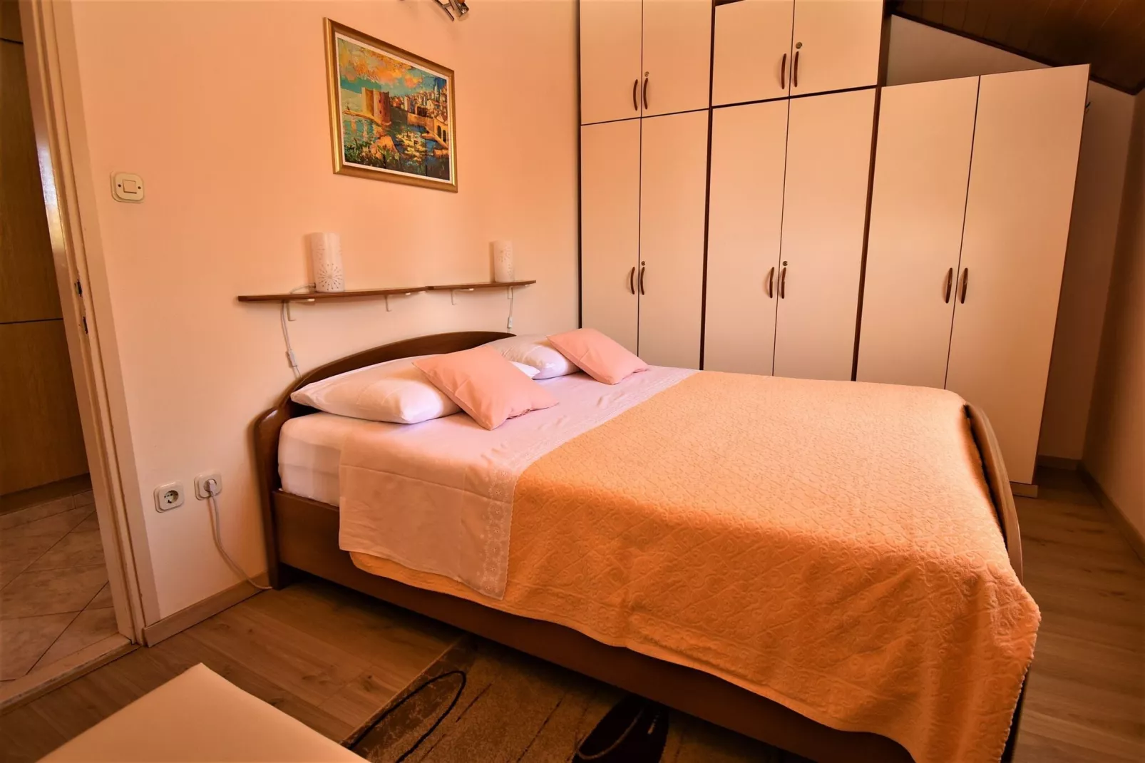 Guest House Kanjuo - Two Bedroom Apartment with Terrace and Garden View-Bedroom