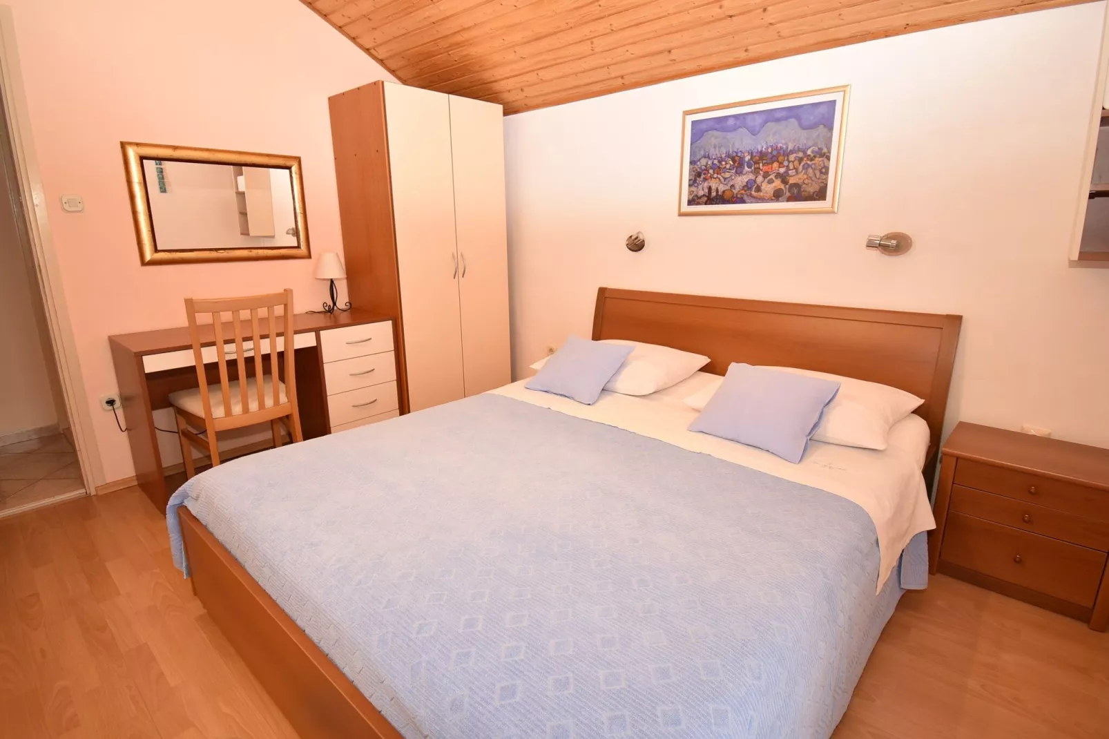 Guest House Kanjuo - Two Bedroom Apartment with Terrace and Garden View-Bedroom
