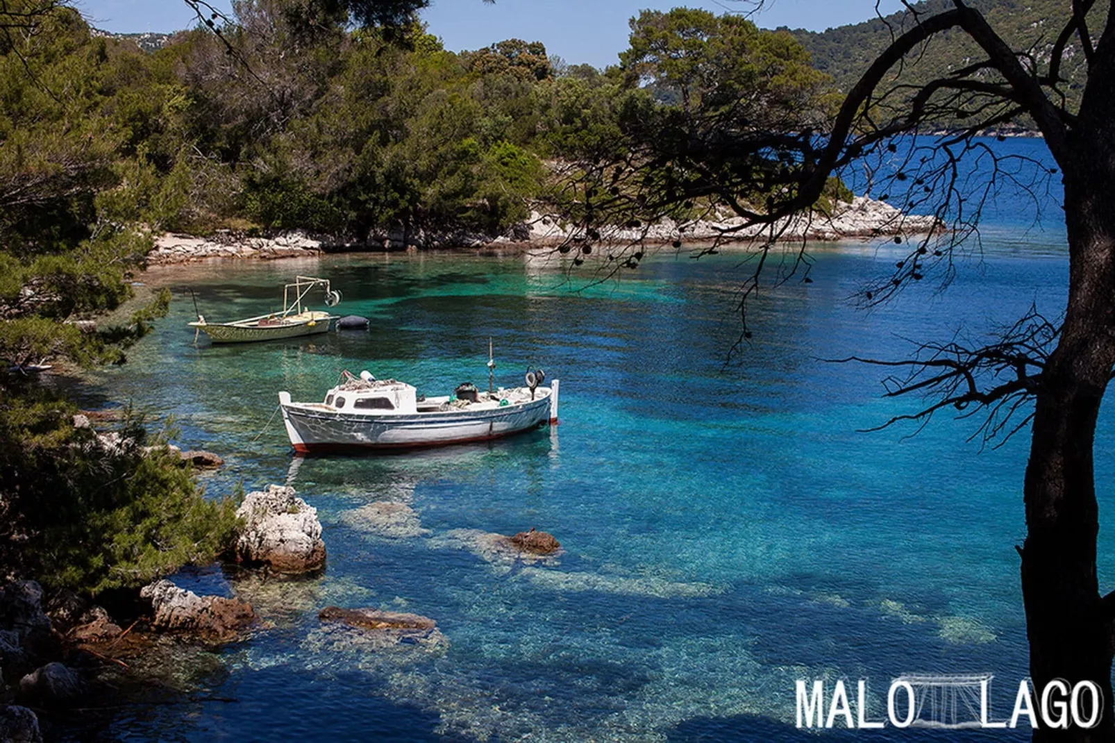 Apartments Malo Lago - One-Bedroom Apartment with Balcony and Sea View - Attic (Apartment 1)-View