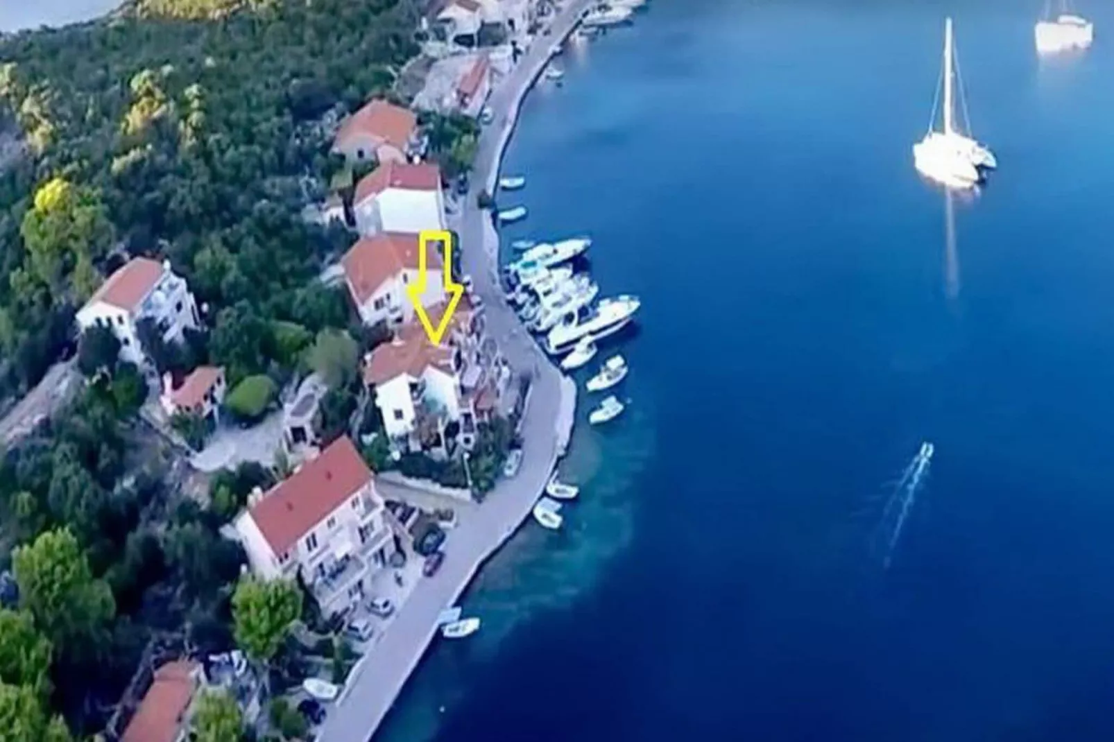 Apartments Malo Lago - One-Bedroom Apartment with Balcony and Sea View - 2nd floor (Apartment 7)-View