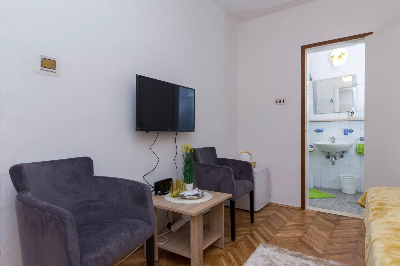 Sunset Bay Room - Double Room with Terrace and Partial Sea View-Schlafzimmer