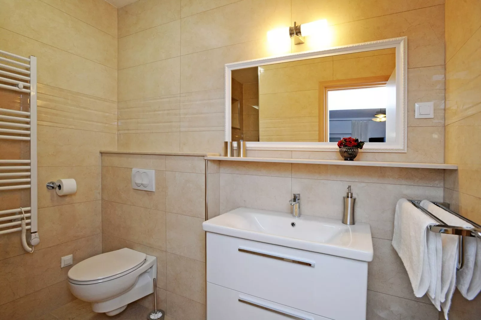 Nika Family Apartments - Deluxe Studio Apartment with Terrace and Sea View (A1)-Bathroom