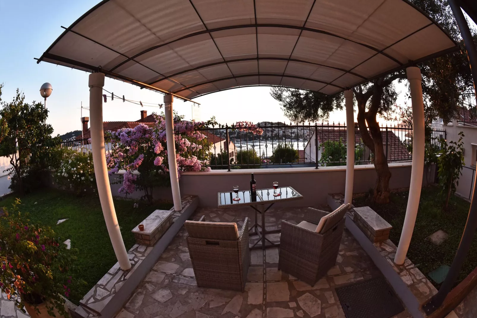 Nika Family Apartments - Deluxe Studio Apartment with Terrace and Sea View (A1)-Terrace