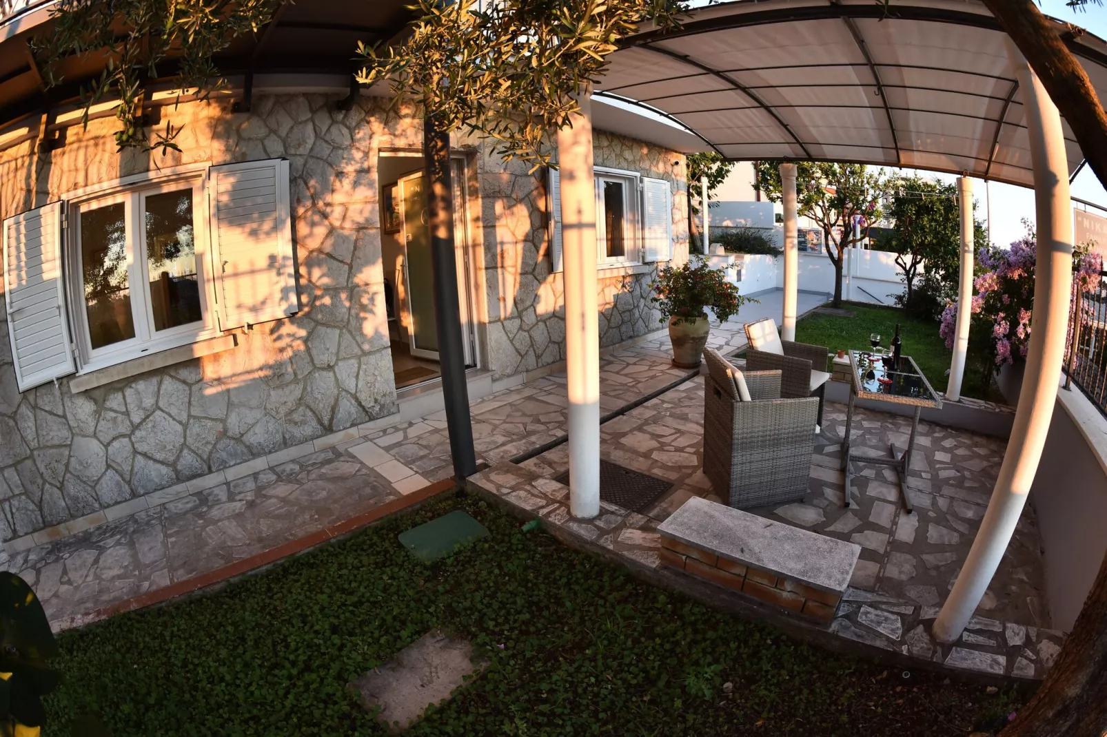 Nika Family Apartments - Deluxe Studio Apartment with Terrace and Sea View (A1)-Terrace