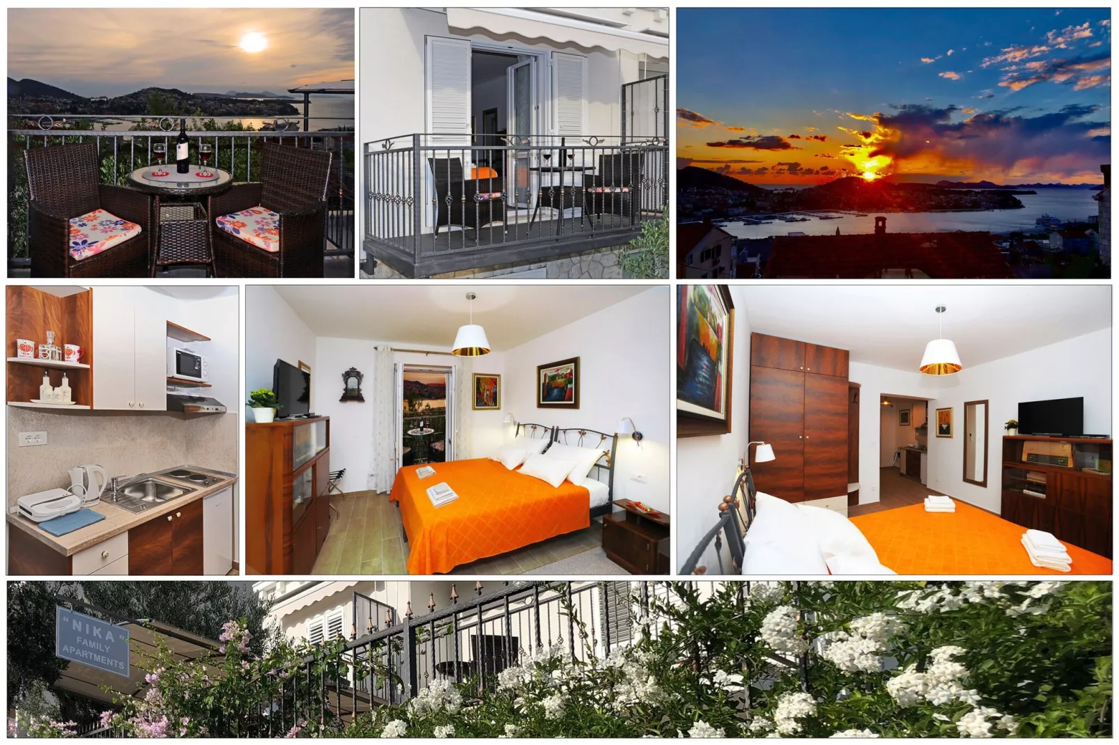 Nika Family Apartments - Superior Studio Apartment with Balcony and Sea View (A3)-Outdoor