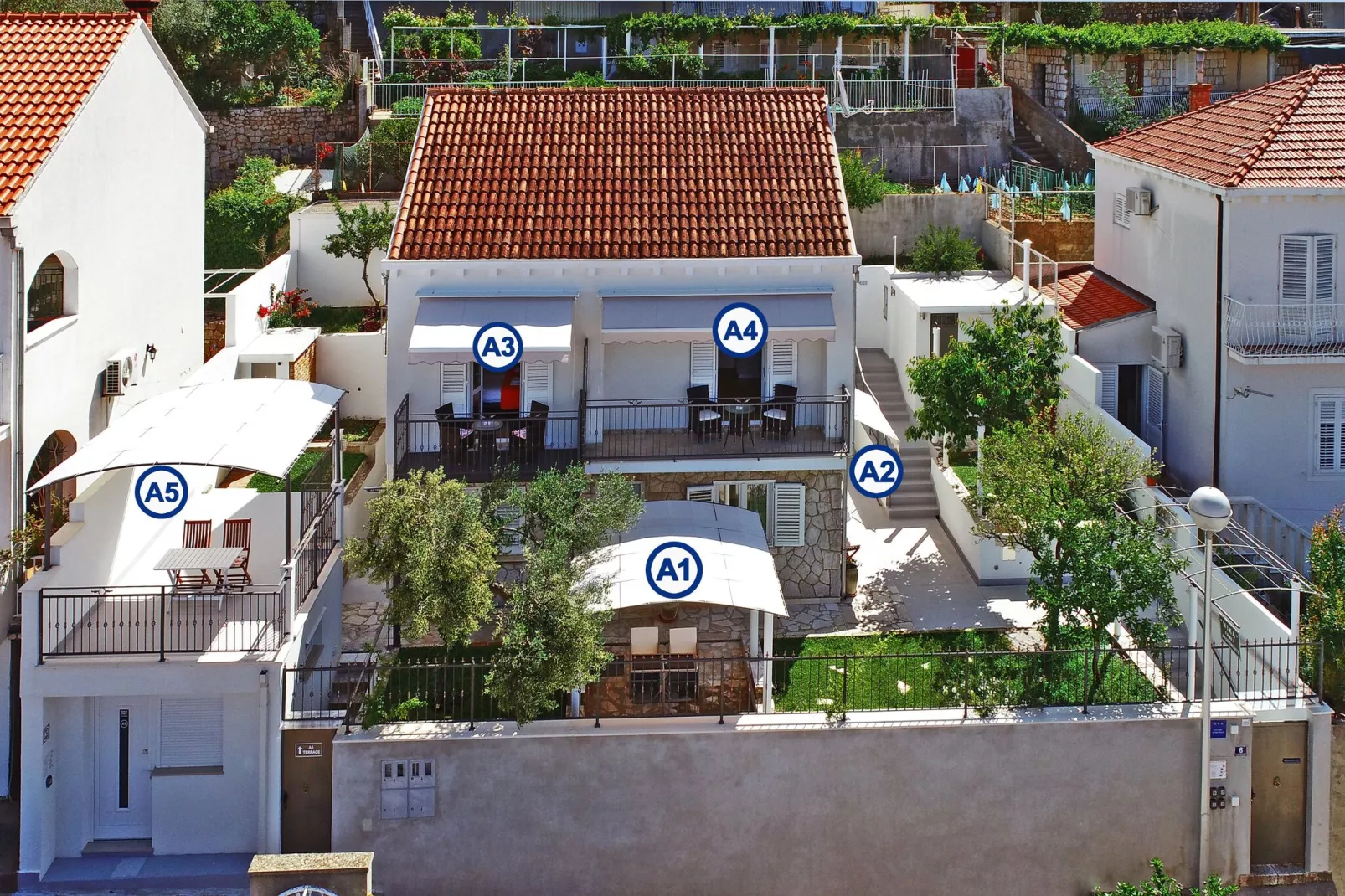 Nika Family Apartments - Superior Studio Apartment with Balcony and Sea View (A3)-Outdoor