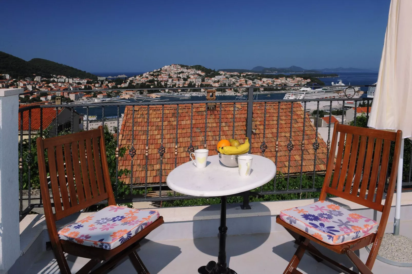 Nika Family Apartments - Basic Studio Apartment with External Terrace and Sea View (A5)-Terrasse