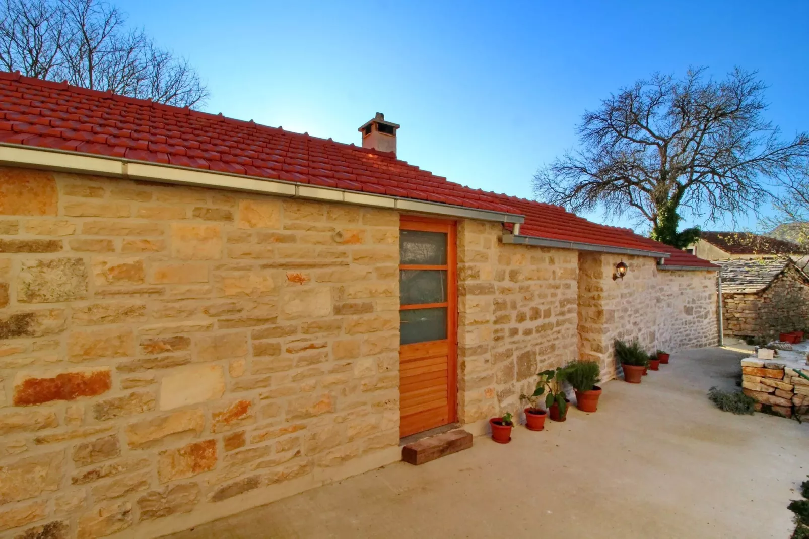 Stone House Harmony - One Bedroom Apartment with Patio and Garden View ( 1 )-Outdoor