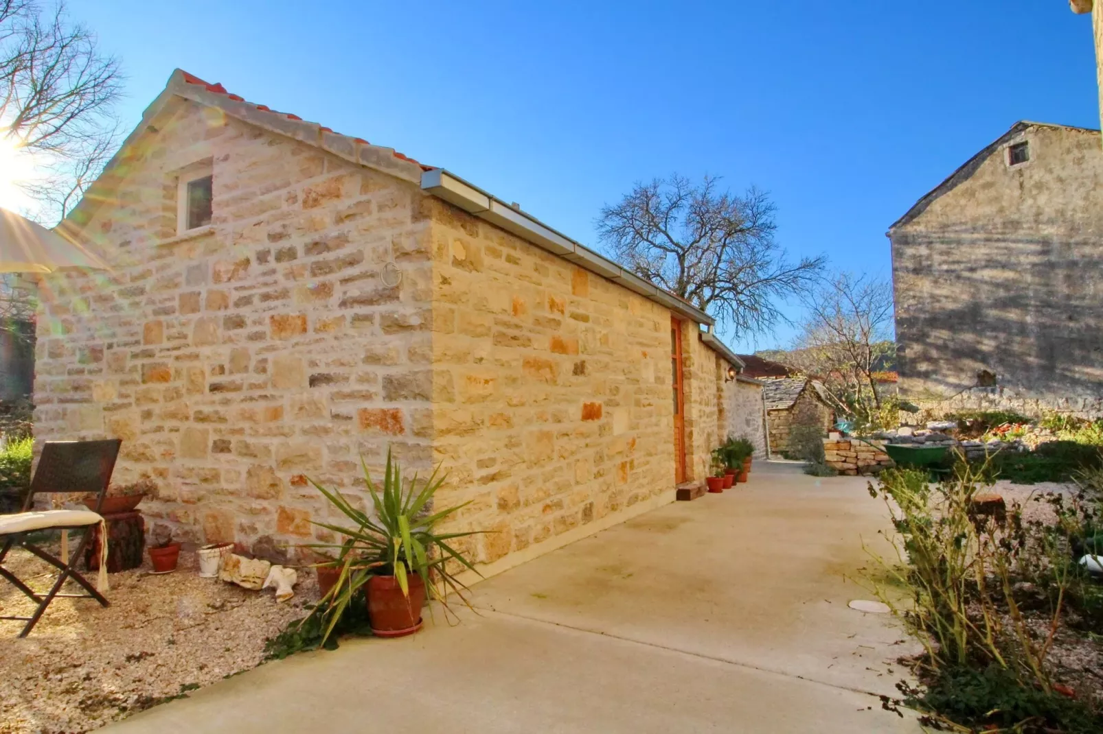 Stone House Harmony - One Bedroom Apartment with Patio and Garden View ( 1 )-Outdoor