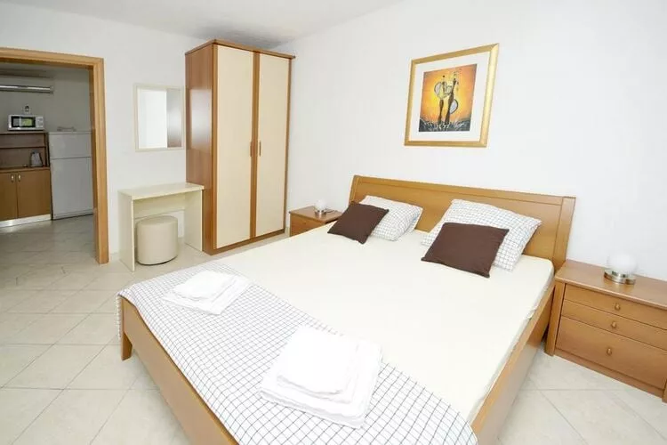 Apartments Villa Moonlight - One Bedroom Apartment with Sea View Balcony and Terrace (Sandra)-Bedroom