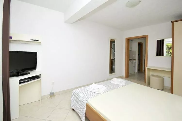 Apartments Villa Moonlight - One Bedroom Apartment with Sea View Balcony and Terrace (Sandra)-Bedroom