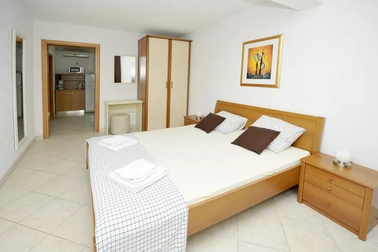 Apartments Villa Moonlight - One Bedroom Apartment with Sea View Balcony and Terrace (Sandra)-Bedroom