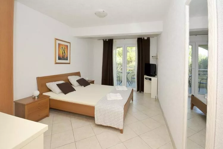 Apartments Villa Moonlight - One Bedroom Apartment with Sea View Balcony and Terrace (Sandra)-Bedroom