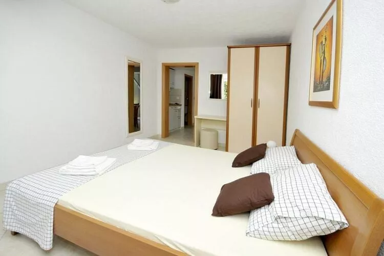 Apartments Villa Moonlight - One Bedroom Apartment with Sea View Balcony and Terrace (Sandra)-Bedroom